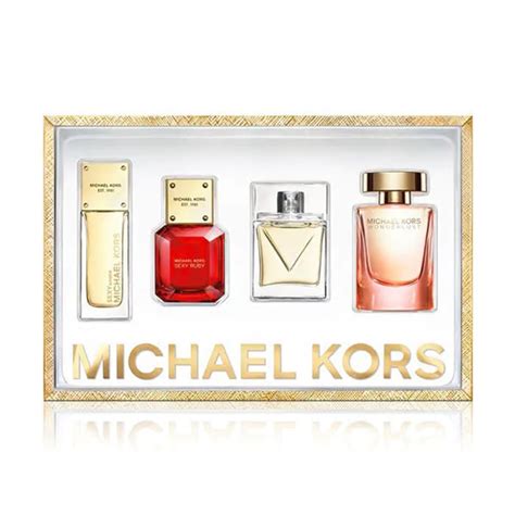 michael kors gift set perfume|michael kors miniature perfume set.